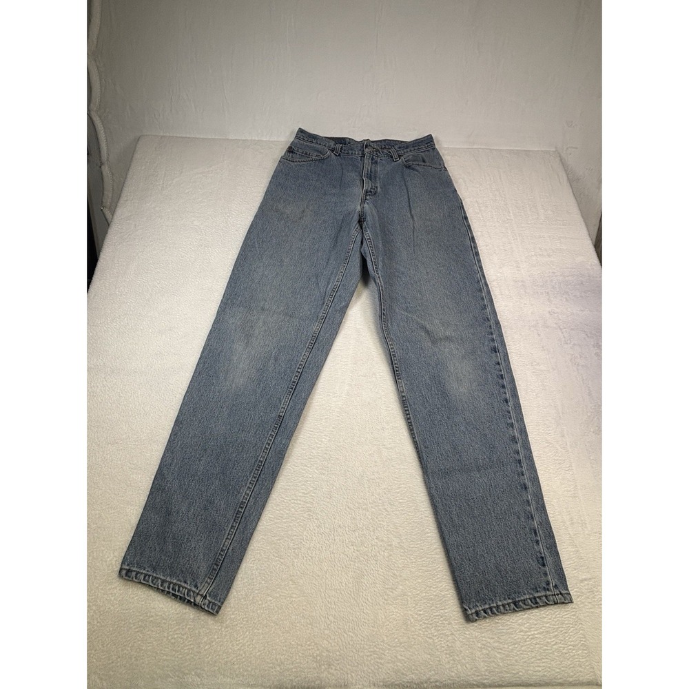 Vintage Levis Jeans Mens 33x34 Blue 560 Light Wash Denim Pants Workwear Distress